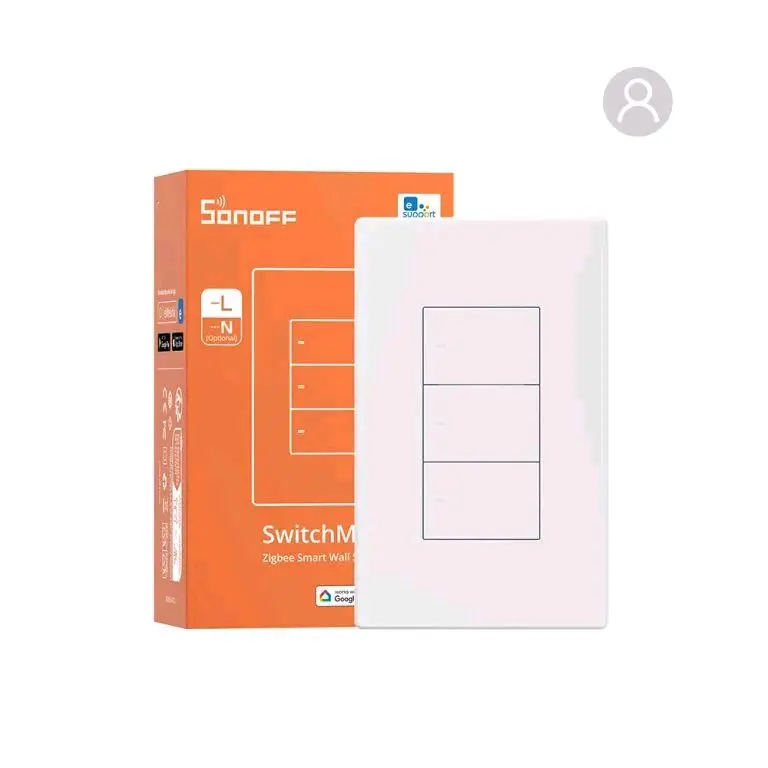 Sonoff Series Smart Wall Switch White Zigbee - احادي 3