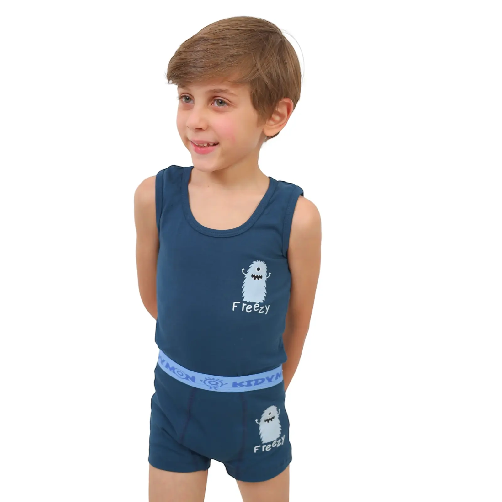 Strap Shirt & Boxer Set (Freezy)