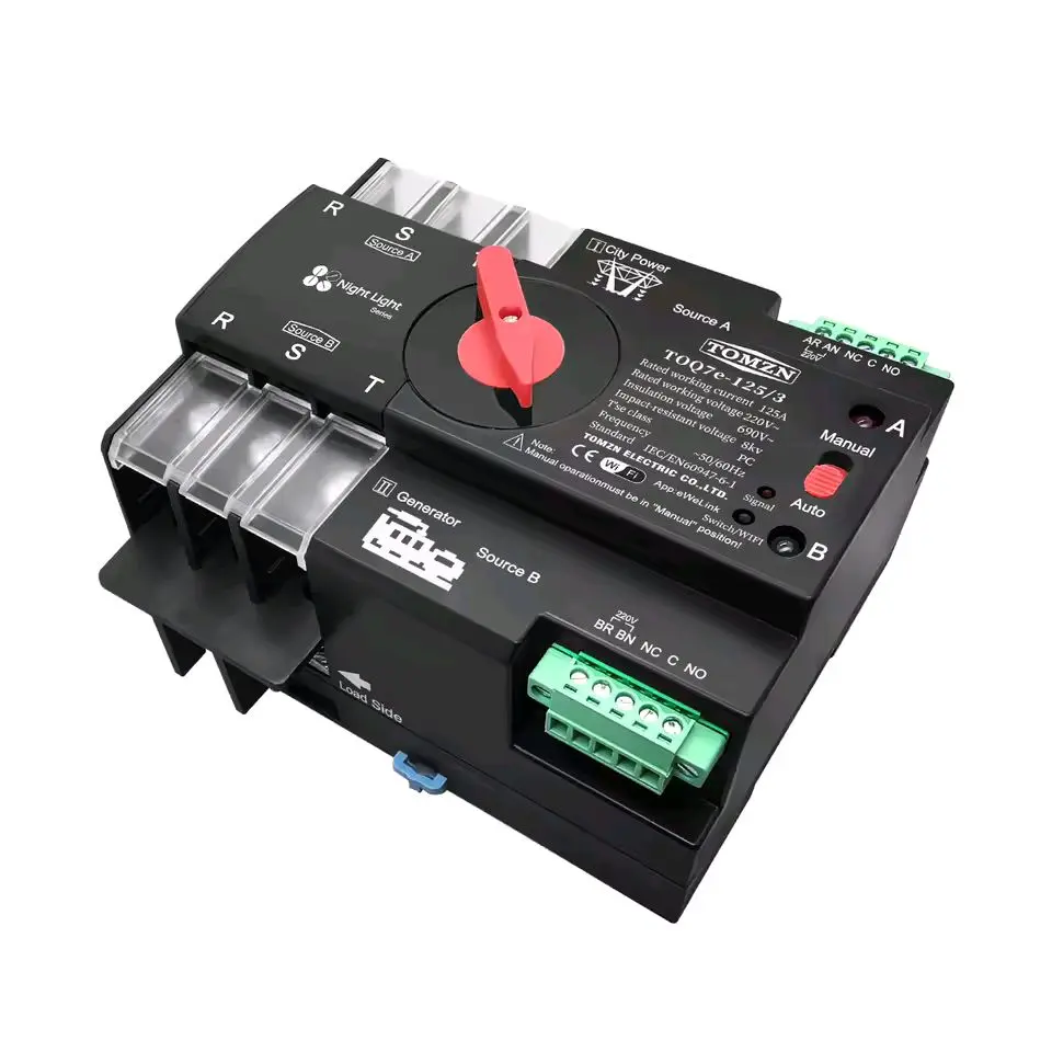 TOMZN WiFi  Smart ATS  125A 3P