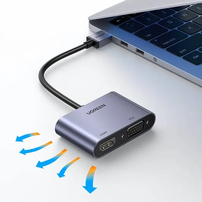 UGREEN USB 3.0 to HDMI+VGA Converte CM449 20518 CM449 20518