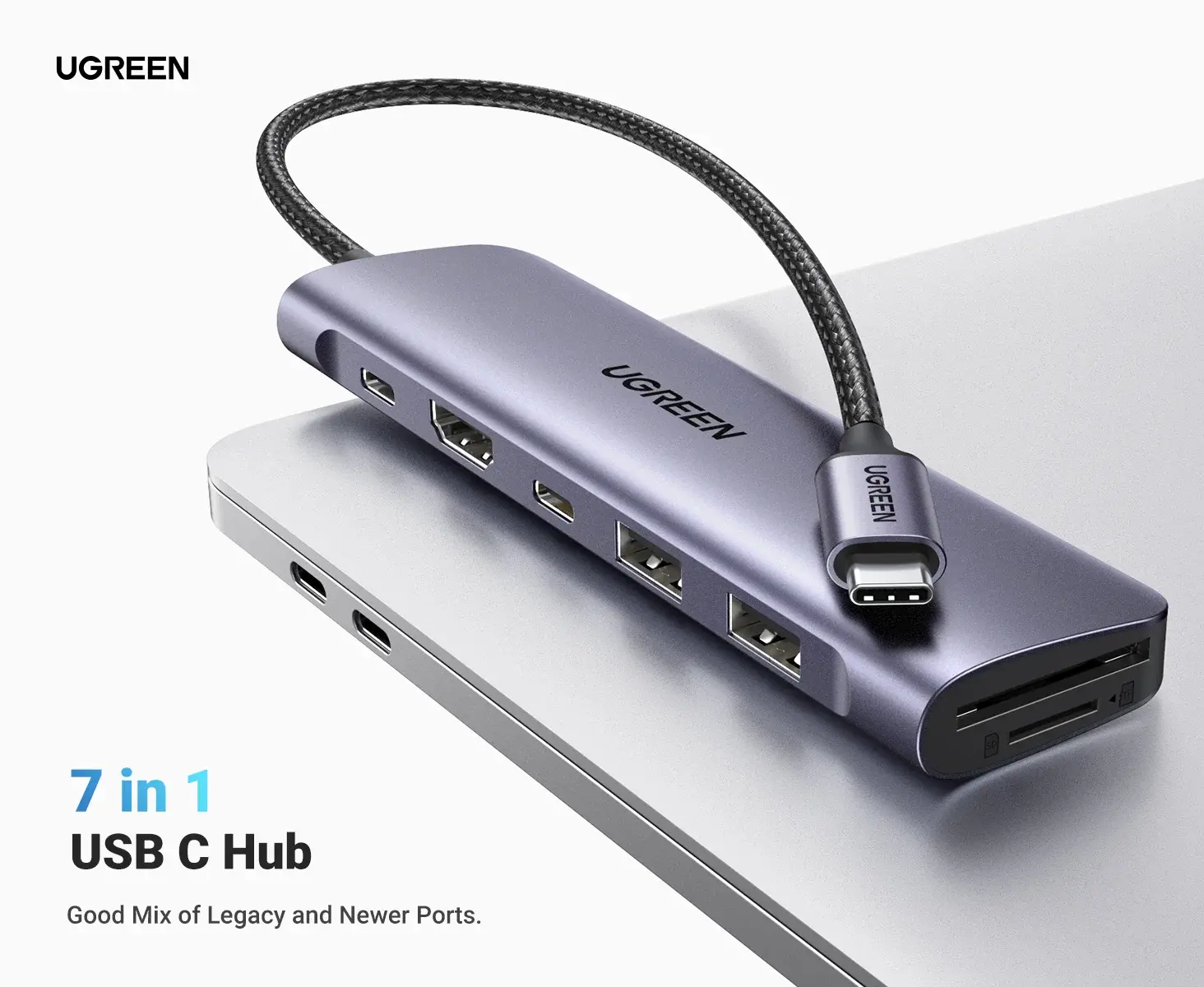UGREEN USB.C.MULTIFUNCTION ADABTER CM195 15214