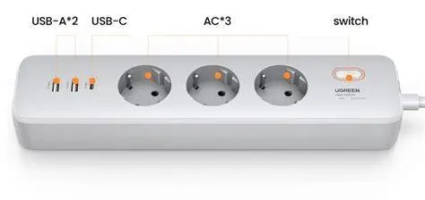 UGREEN Power Strip CD286 25357