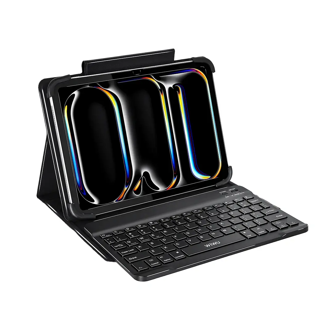 Universal Keyboard Case W-UK001BLK9
9"-11"
(English+Arabic)