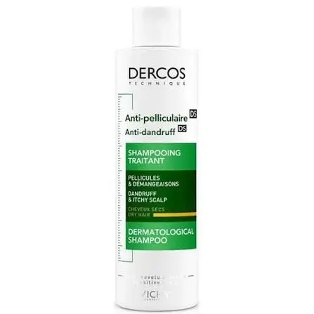 Vichy Dercos Anti-Roos Shampoo Droog Haar 200ml | فيشي ديركوس شامبو ضد القشرة للشعر الجاف - 200 مل