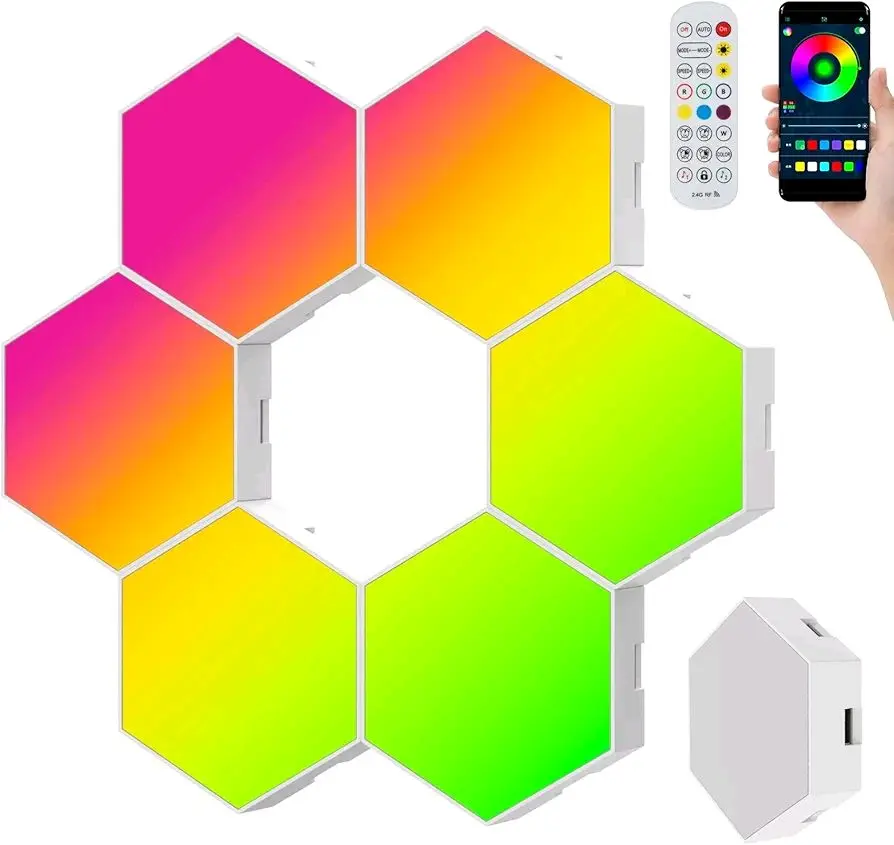 WiFi RGBIC Hexagon Light (6 PCS Lamp) 3
