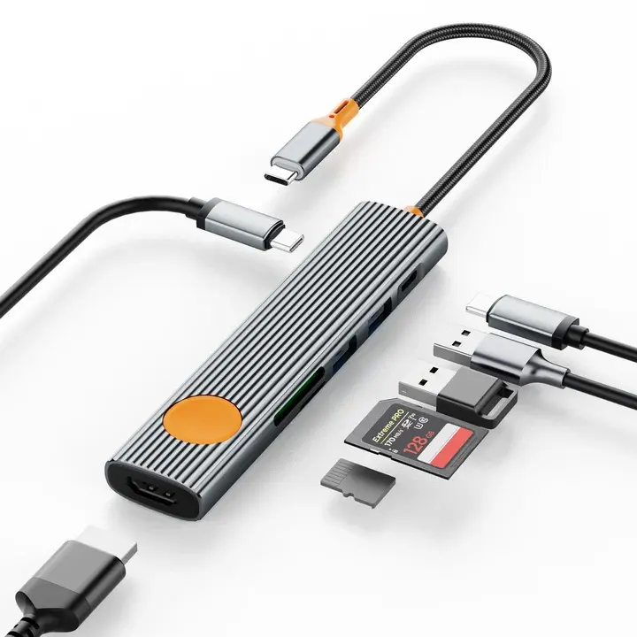 WiWU Travel 7in1 USB-C Hub Wi-HB007