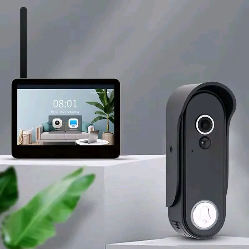Wireless Video Door Phone HD 1080 Tuya 7 Inch Screen 2