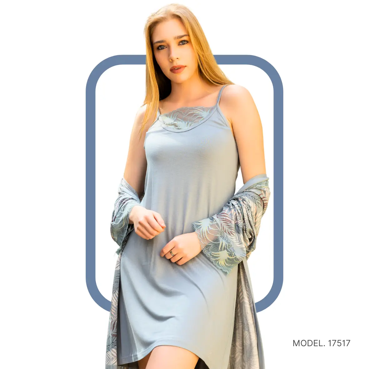 Women pyjama (SET of sleeveless cotton night shirt with semi soft jacket)