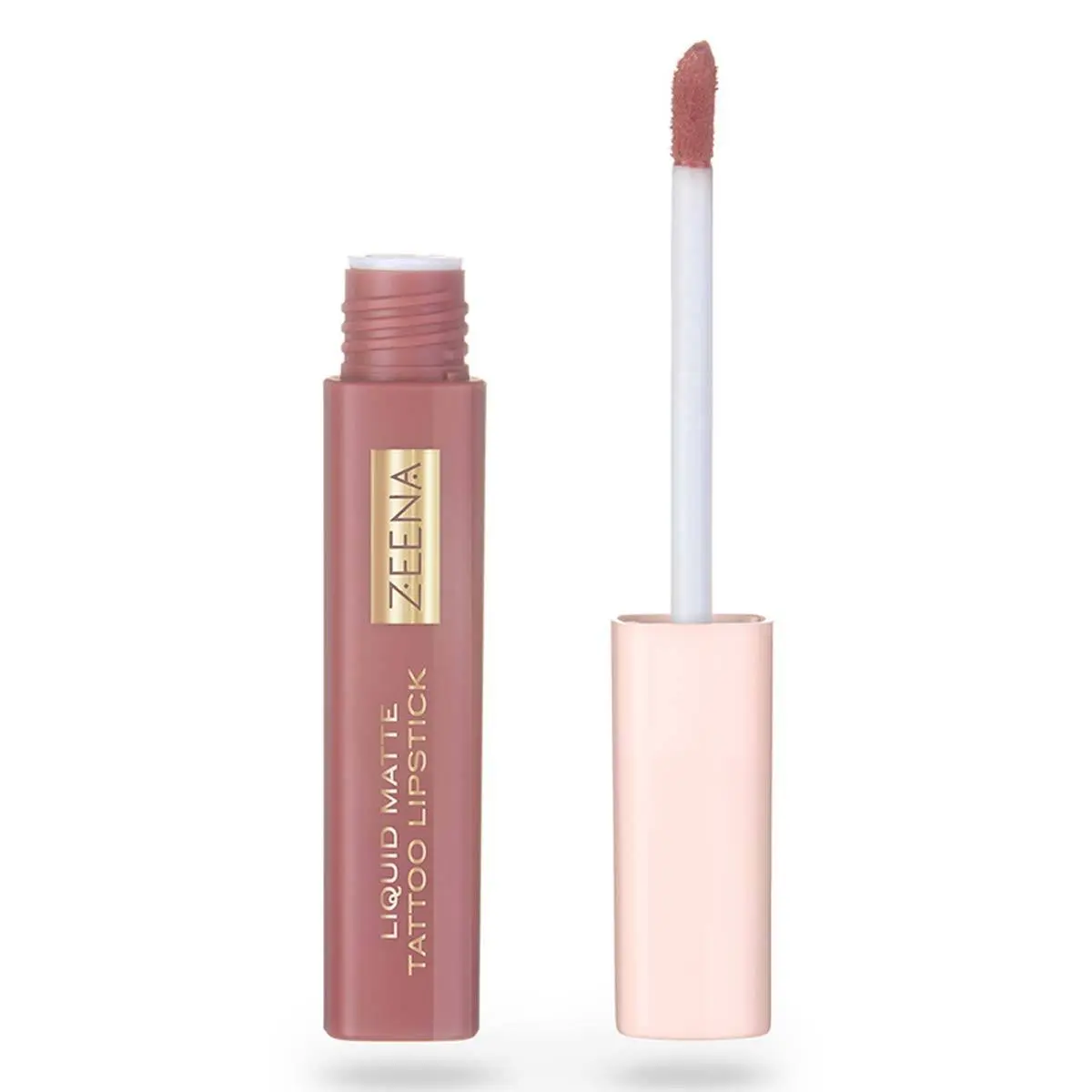 ZEENA Liquid Matte Tattoo Lipstick 100 | أحمر شفاه سائل مات تاتو 100