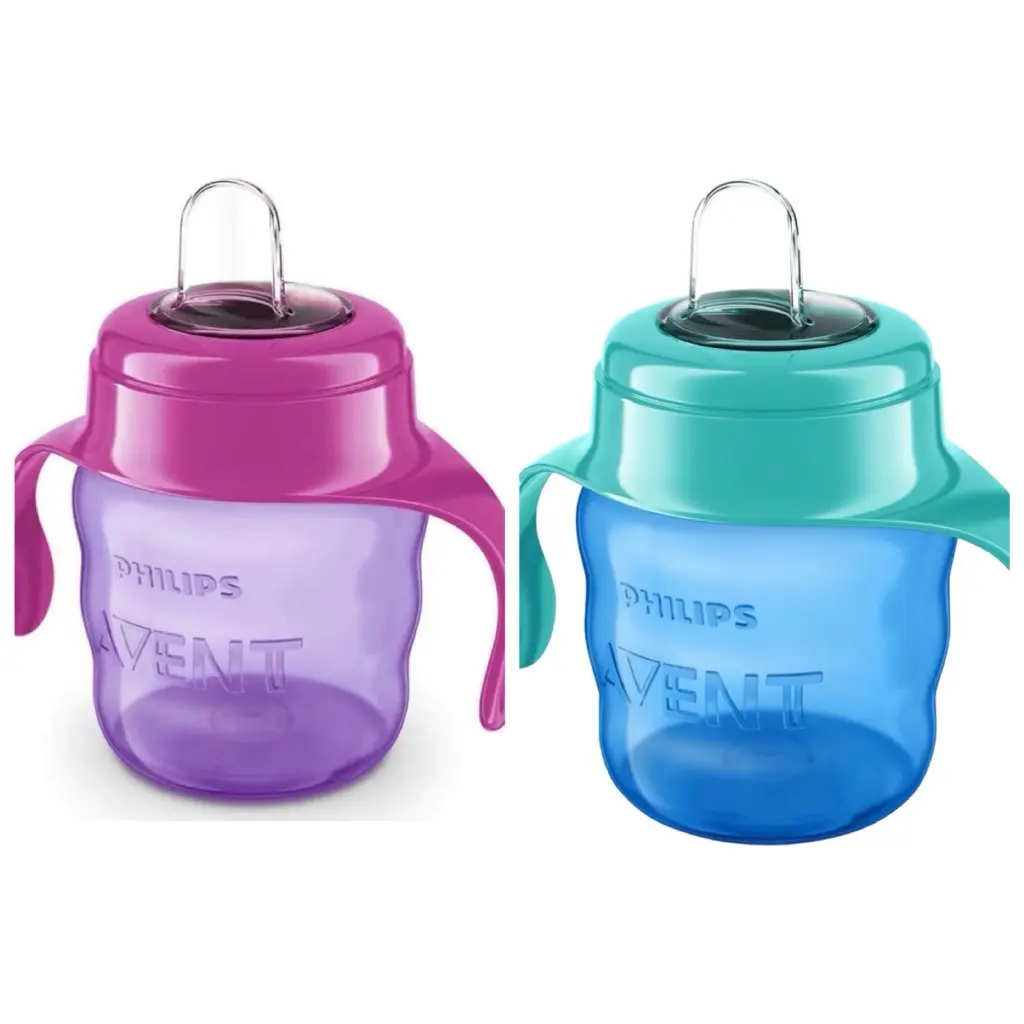 كاسة Philips Avent التدريبية إيزي سيب SCF551 بفوهة سيليكون ناعمة – بولي بروبيلين آمن مع مقابض سيليكون ناعمة – من 6 أشهر حتى سنتين (200 مل)