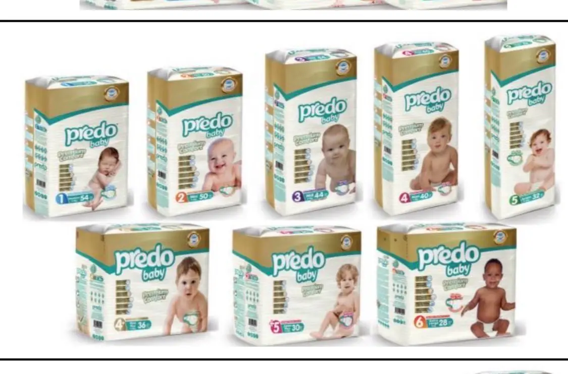 حفاضات Predo Baby حسب مراحل النمو