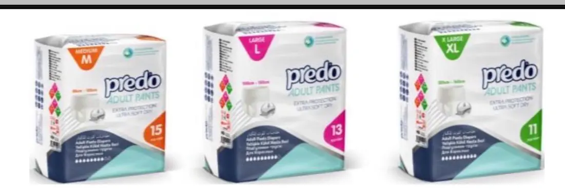 حفاضات Predo للكبار – بنطال سحب Ultra Soft Dry