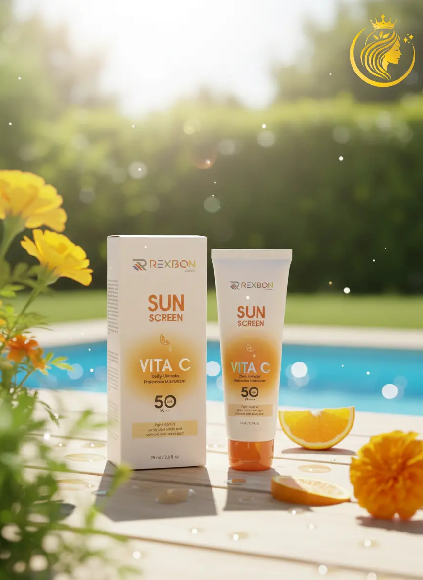 واقي شمسي SPF50 مع فيتامين C