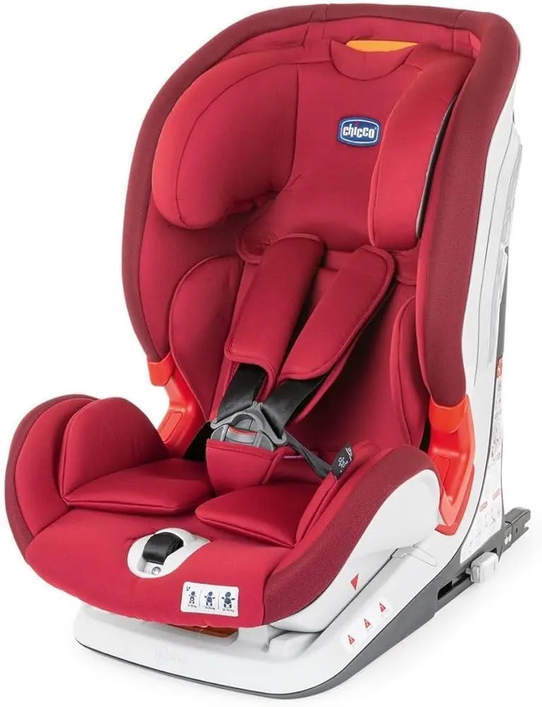 كرسي سيارة Chicco YOUniverse Fix مع ISOFIX – أحمر – 9 إلى 36 كغ – من سنة إلى 12 سنة