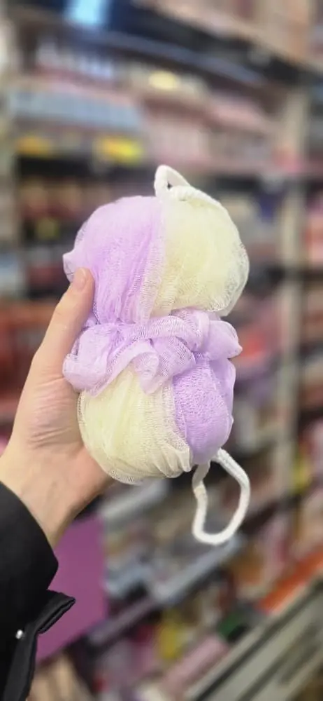 إسفنجة الاستحمام  "Shower Puff