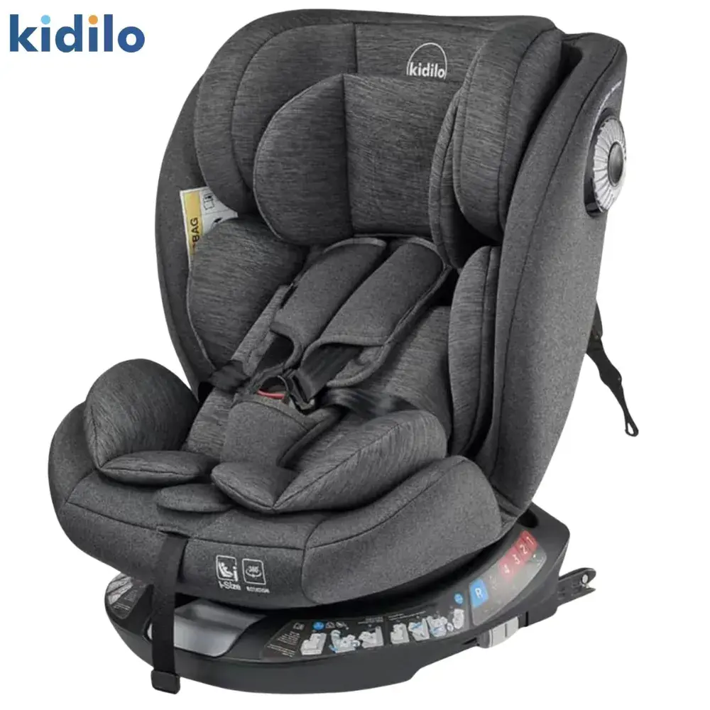 كرسي سيارة للأطفال Kidilo G406Pro ISOFIX دوّار 360 درجة من عمر 1 إلى 2 سنة