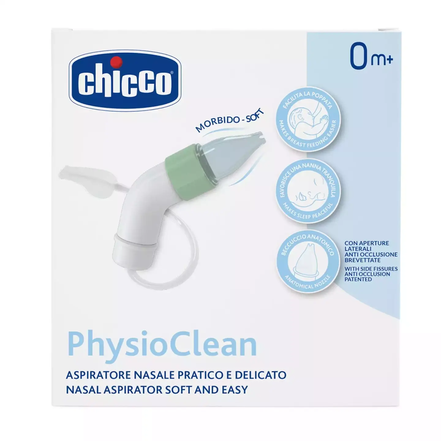 شفاط أنف للأطفال Chicco PhysioClean (0M+)