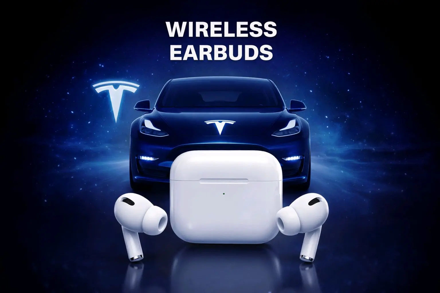 سماعات لاسلكية بتصميم Tesla