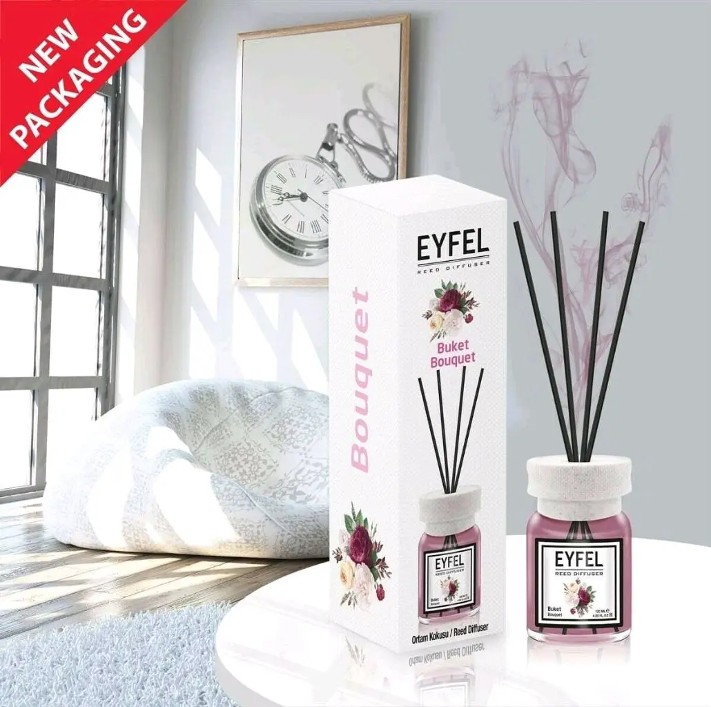 معطر فواح للغرف باقة ورد( EYFEL Reed Diffuser - Bouquet)