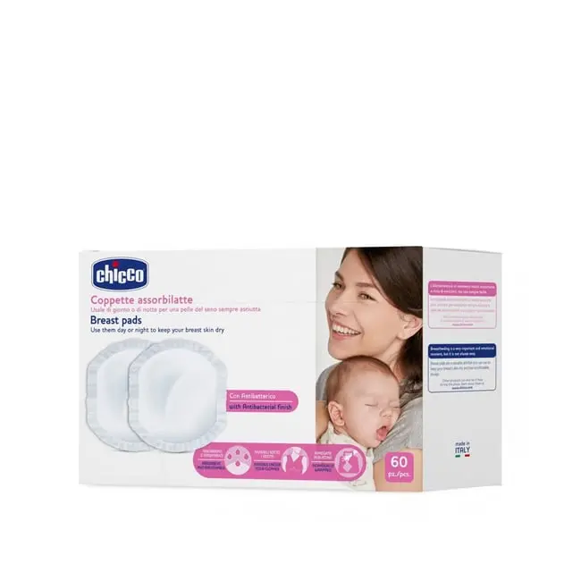 فوط رضاعة ماصة للثدي Chicco علبة 60 قطعة