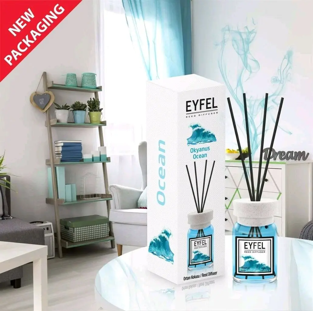 معطر جو فواح برائحة نسمات البحر(EYFEL Reed Diffuser - Ocean Breeze / Sea Breeze)