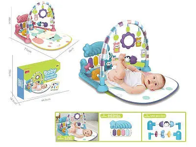 سجادة أنشطة بيانو موسيقية للرضع Baby Play Gym Mat Kick Piano (موديل 6652) مناسبة من 0+ أشهر