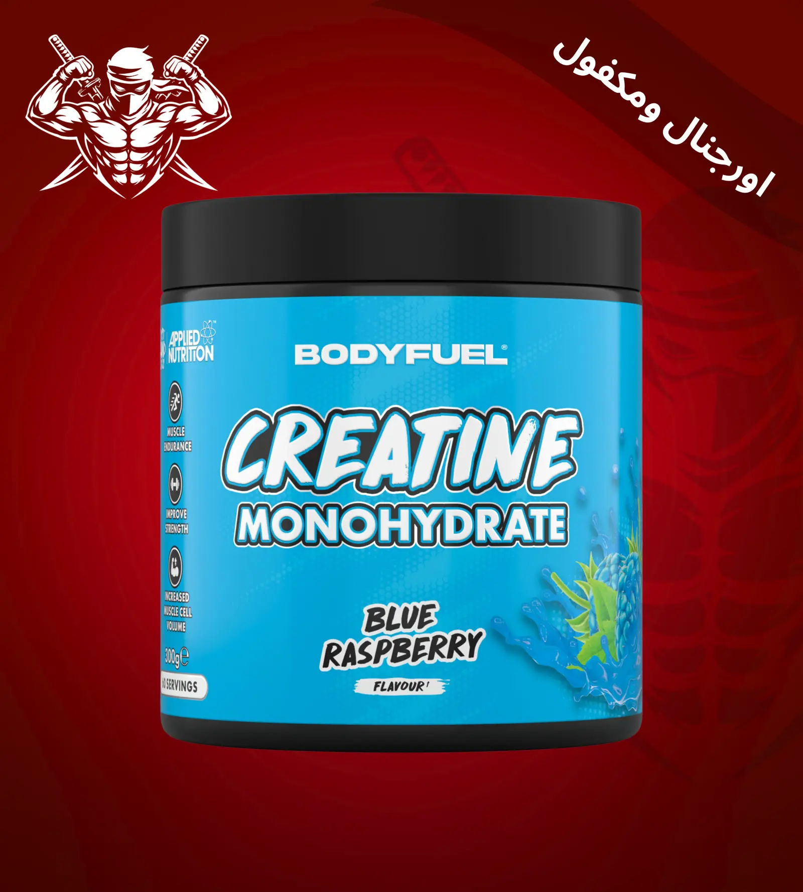 أبلايد نيوترشن بودي فيول كرياتين مونوهيدرات منكه - Applied Nutrition BODY FUEL CREATINE flavor