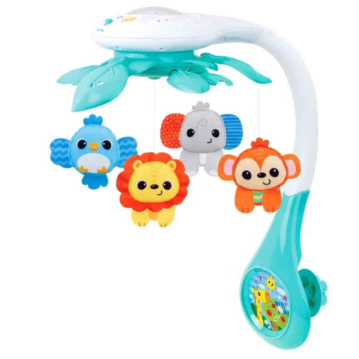 جهاز عرض أصدقاء الغابة الموسيقي الدوار منذ الولادة الى خمس شهور 240101 WinFun