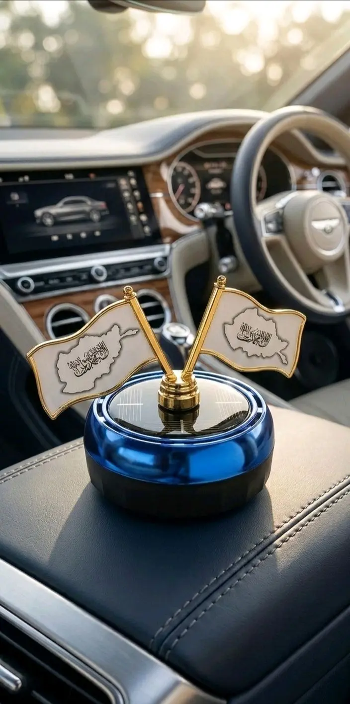 معطر شمسي للسيارة موديل أعلام للتوحيد