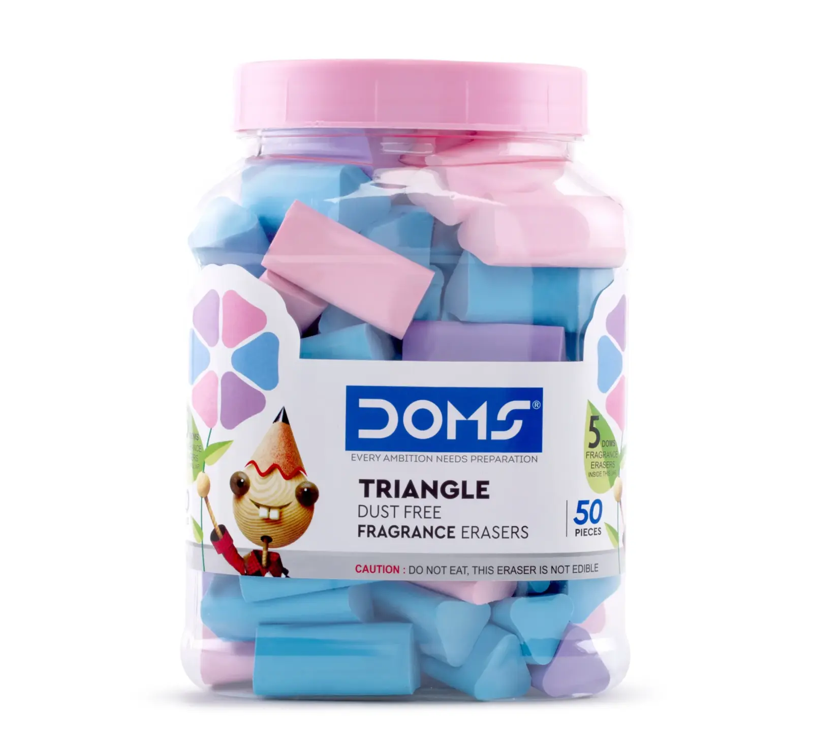 محاية معطرة مثلثية (DOMS Triangle Dust Free Fragrance Erasers)