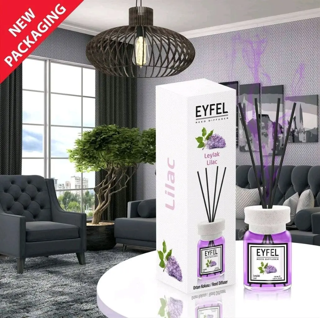 معطر جو فواح برائحة الليلك(EYFEL Reed Diffuser - Lilac)