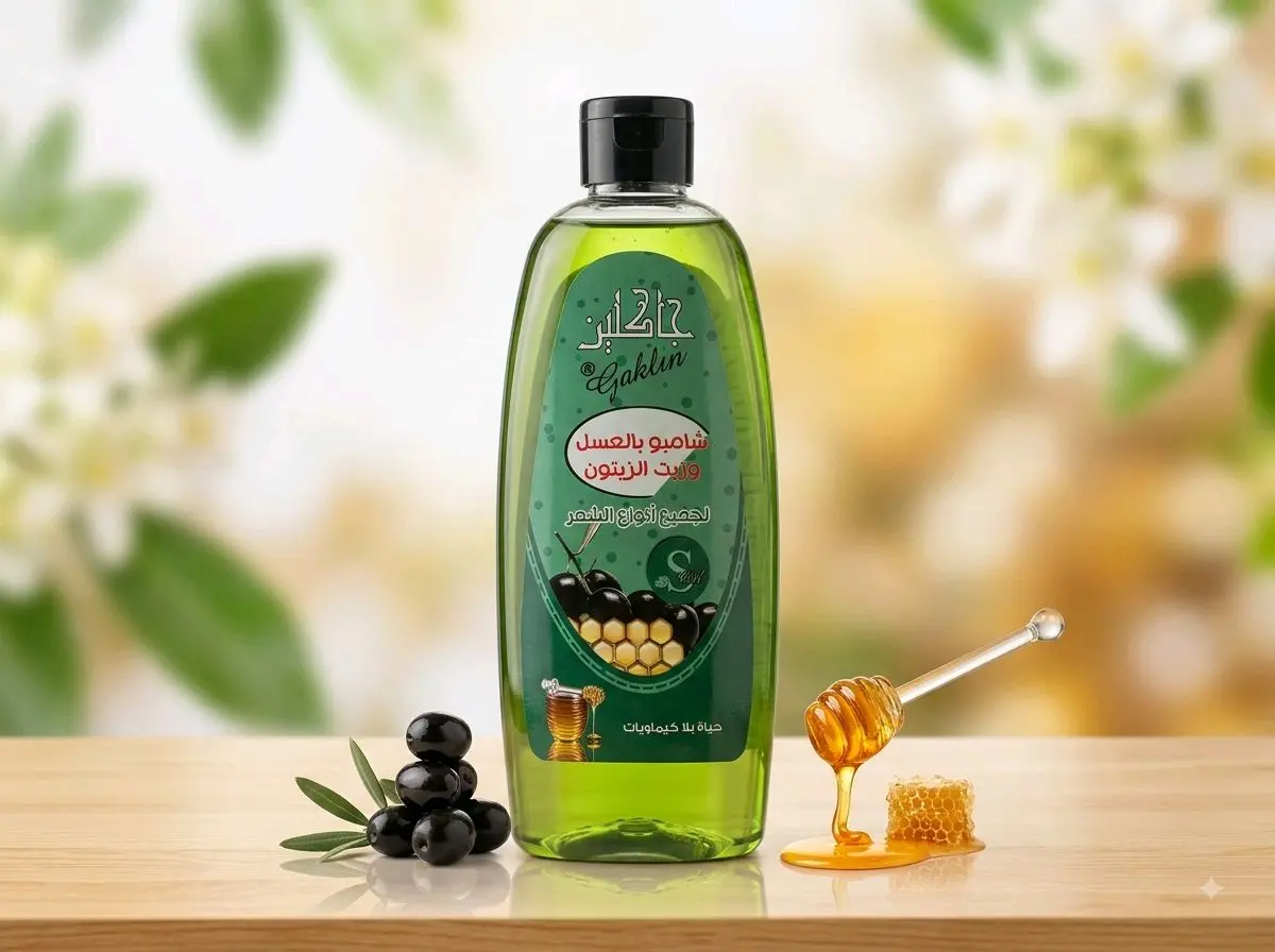 شامبو بالعسل وزيت الزيتون