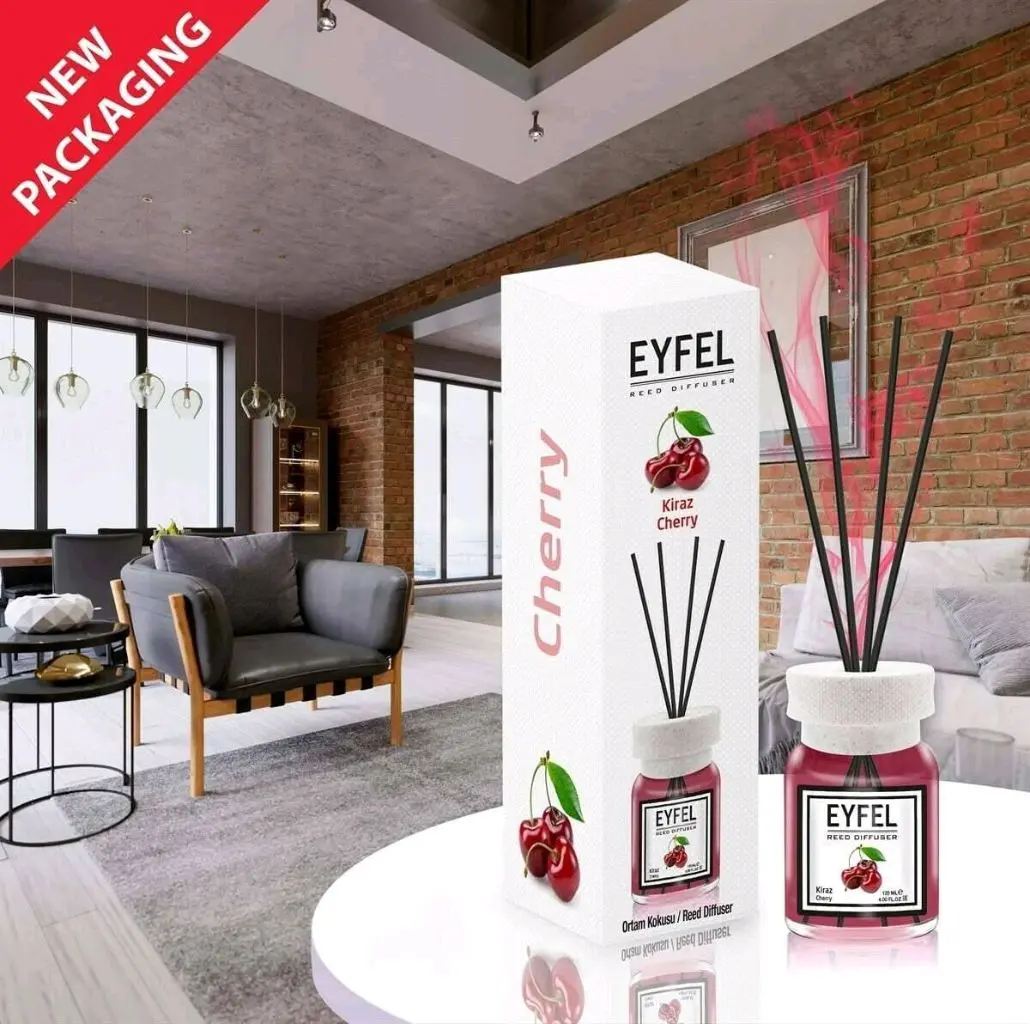 معطر جو فواحة رائحة الكرز(EYFEL Reed Diffuser - Cherry)