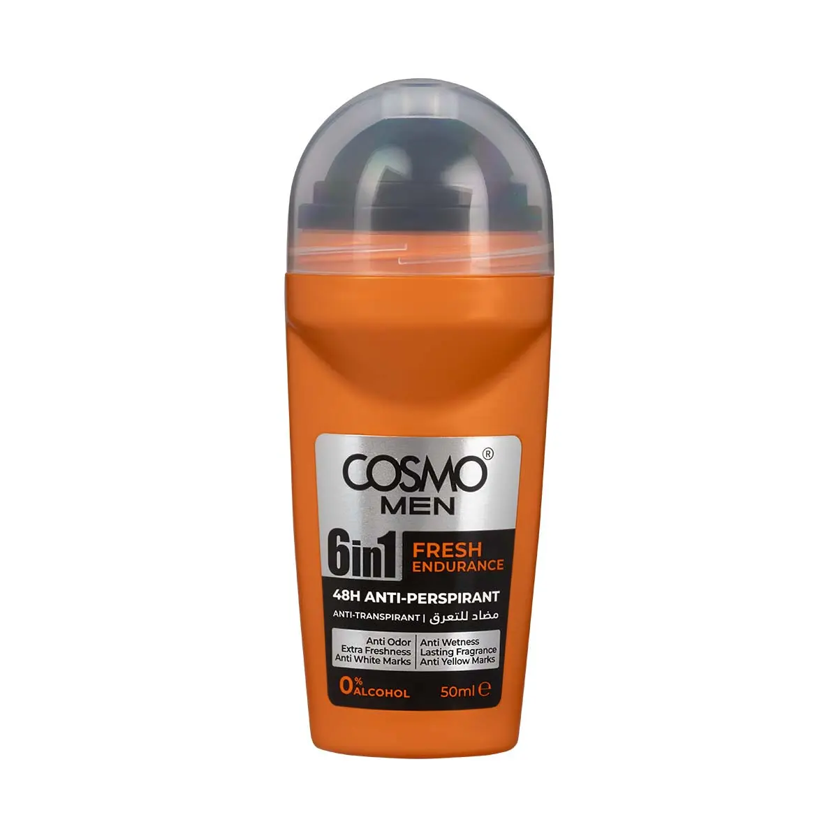 cosmo رول مزيل تعرق رول رجالي 6 في 1 50 مل FRESH ENDURANCE