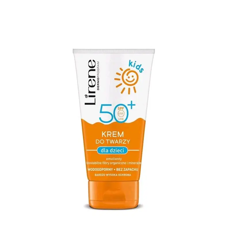 lirene sun protection face cream for kids 50