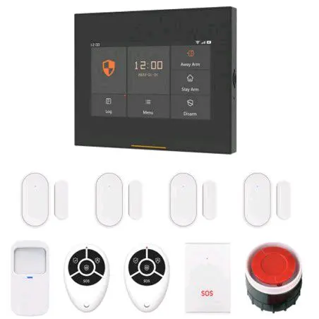 tuya smart wifi gsm home alarm big kit |h502|