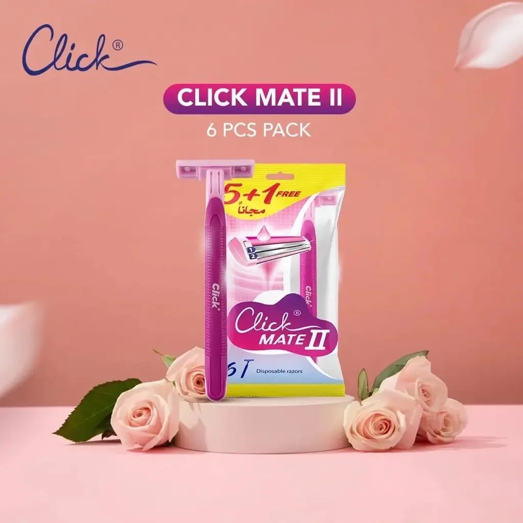 شفرات حلاقة نسائية Mate II مزدوجة – Click