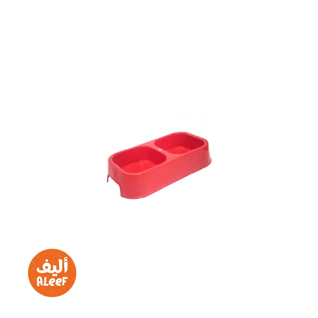 صحن طعام مزدوج بلاستيك