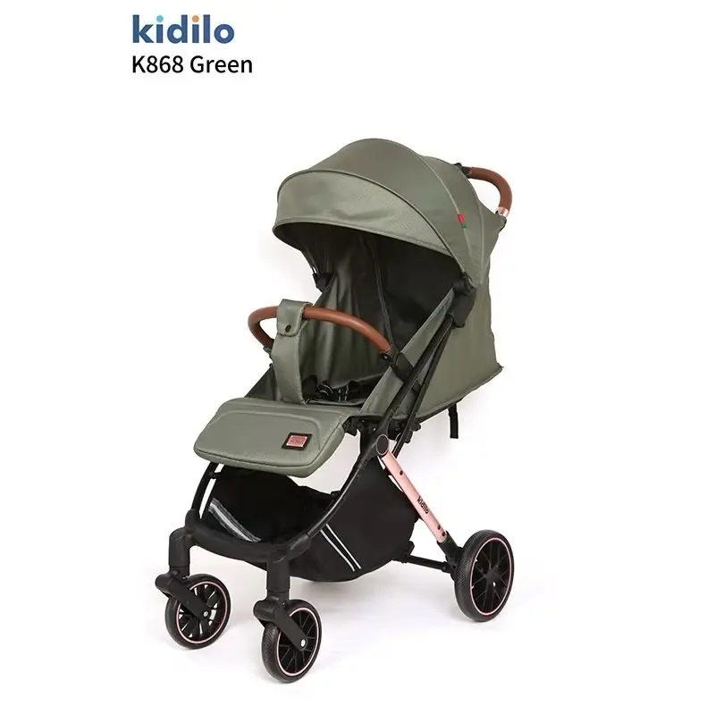 عربة أطفال Kidilo K868 خفيفة وقابلة للطي – من 6 أشهر حتى 3–4 سنوات