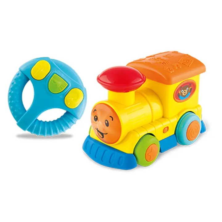 قطار أضواء وأصوات يتحكم عن بعد من عمر السنة WinFun 001156