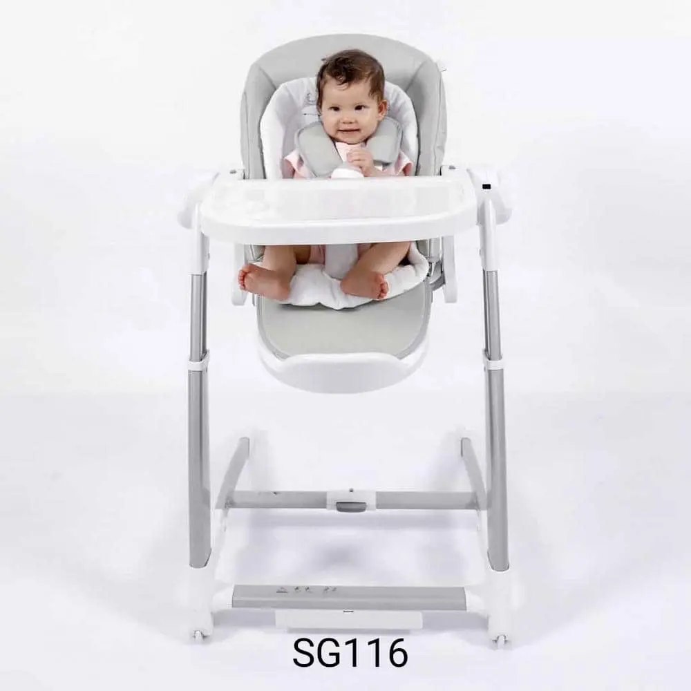 كرسي طعام وهزاز كهربائي للأطفال Coolbaby موديل SG116 مع موسيقى وتحكم عن بعد
