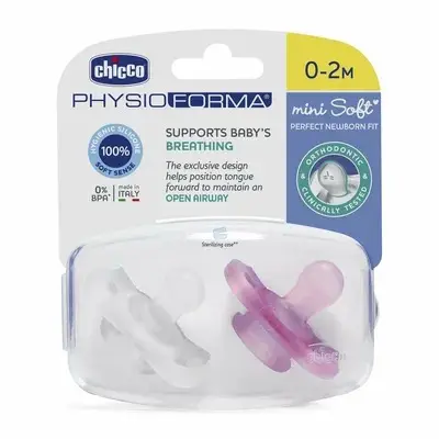 لهاية Chicco mini Soft صغيرة وناعمة لعمر 0-2 شهر