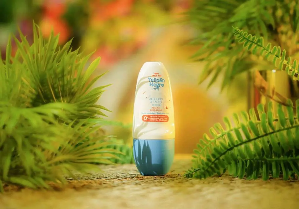 مضاد تعرق رول Tulipan Negr قطن و التلك 50 مل