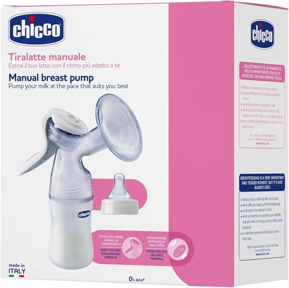 مضخة حليب يدوية Chicco الجيل الجديد