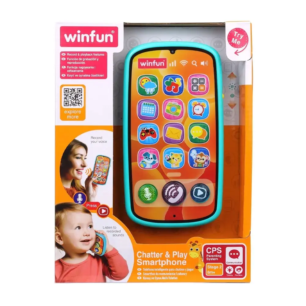 هاتف ذكي دردشة ولعب من عمر الستة أشهر WinFun 250204