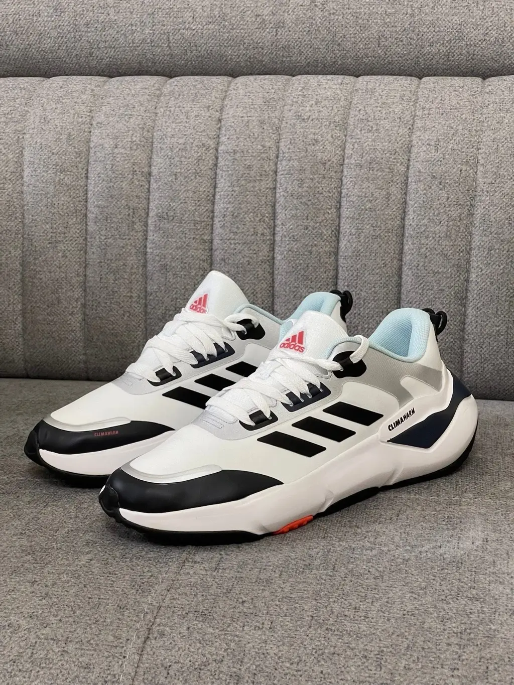 Adidas white and navy
