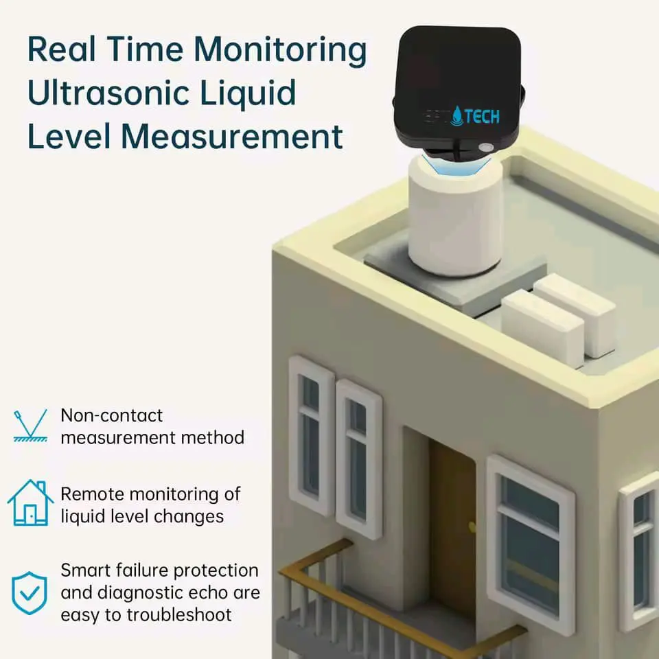 EPT Ultrasonic Smart Liquid Level Sensor With Screen Monitor 3