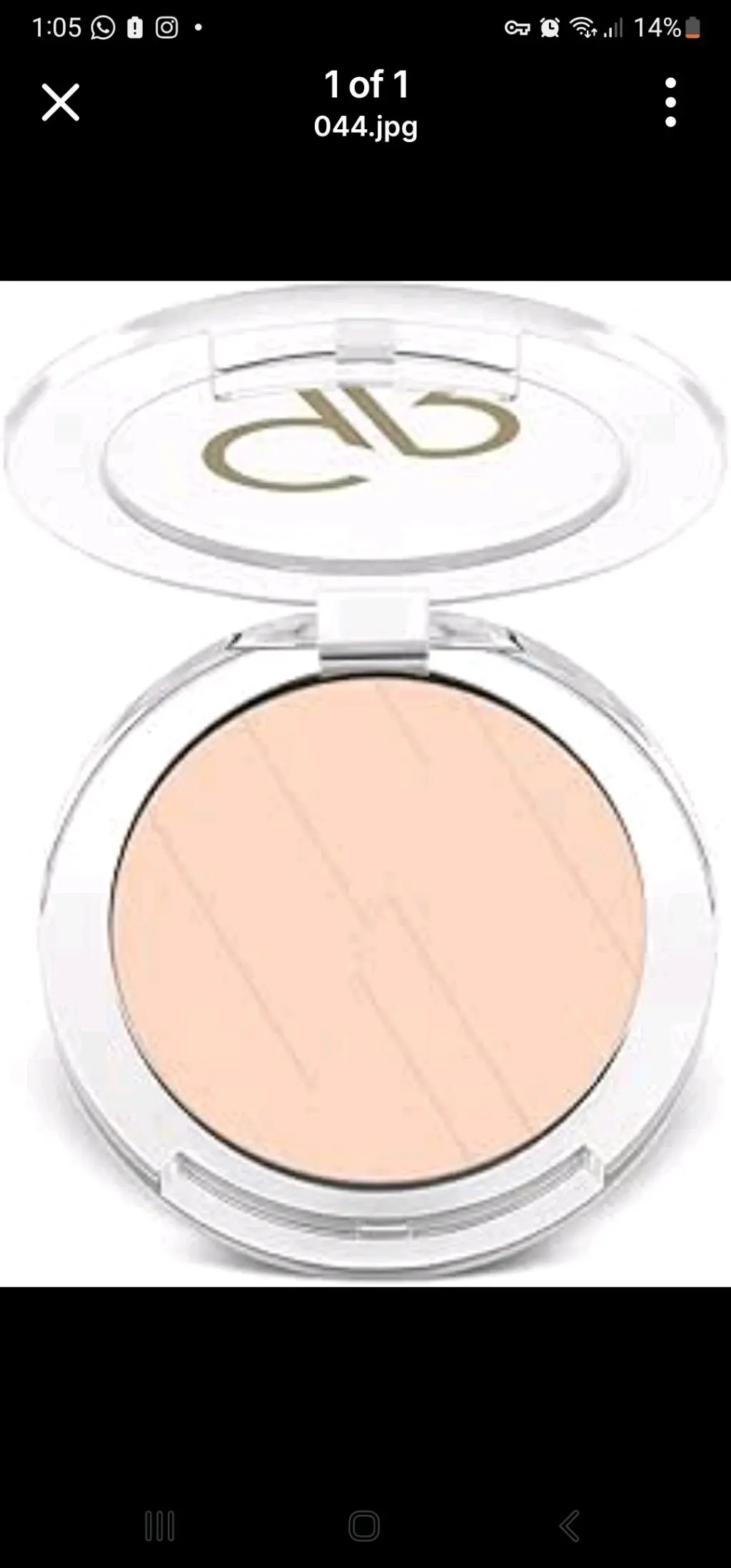 natural rose 8691190741044 GOLDEN ROSE Pressed Face Powder Spf