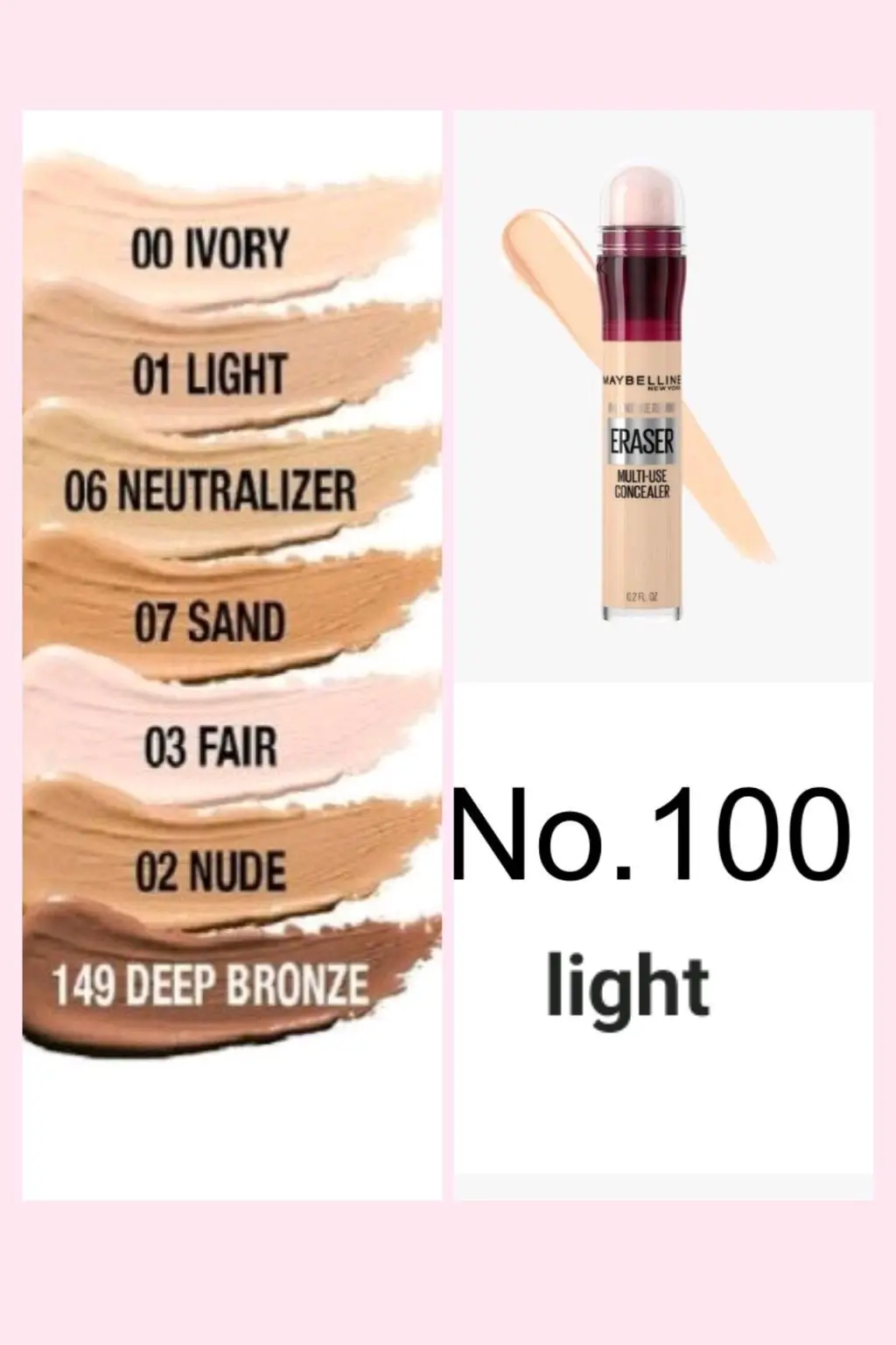 MAYBELLINE Instant Anti Age Eraser Multi Use Concealer | ميبيلين كونسيلر انستانت ايج -رقم 01