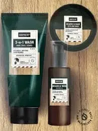 Sence Beauty The Perfect Barber Proof Kit For Him 3Pcs - 50mlx50gx150ml | سينس بيوتي مجموعة العناية بالرجال 3 قطع -50مل x 50 غرام x 150 مل